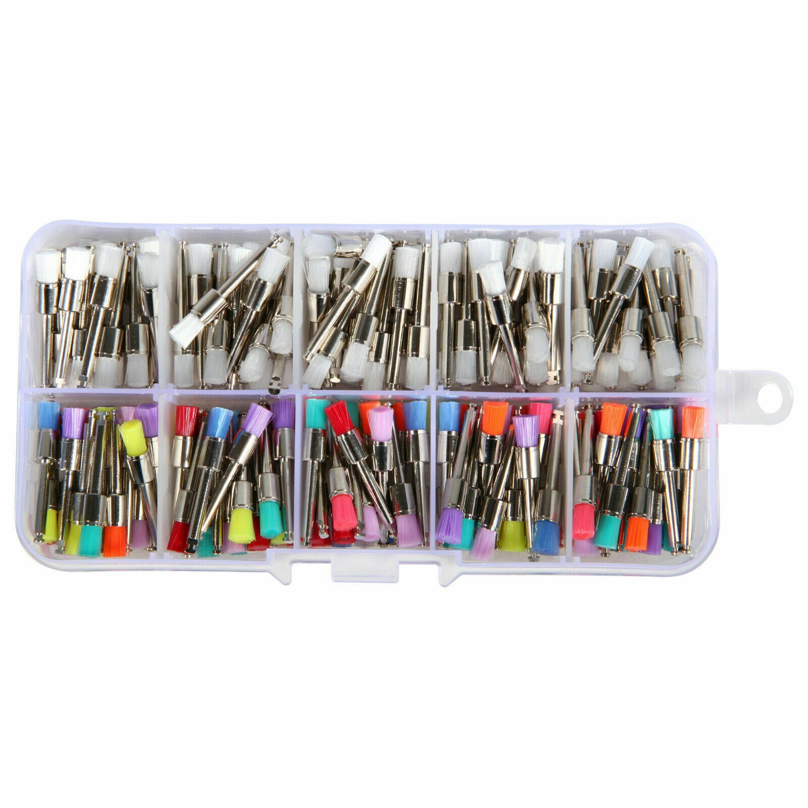 400pcs/ 2 boxes Mixed Types Dental Prophy Brush Brushes Polishing Polisher Cups