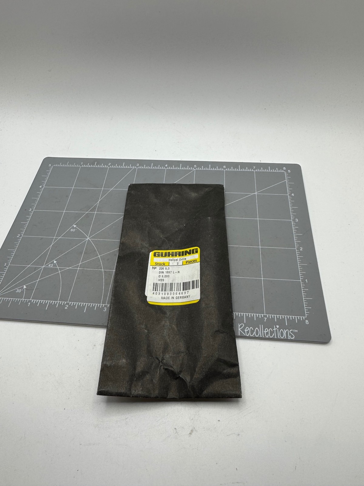 GUHRING Helical Drills HSS 9.0mm DIN 1897 Drill Bits Made in Germany-2PK