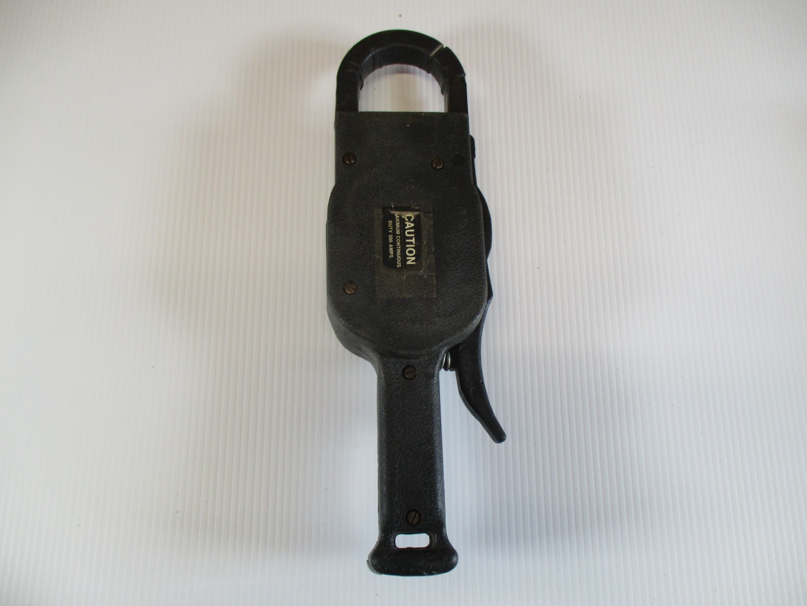 Vintage Safety Line AC Amperes Clamp Meter 500 Amp Testing Tool With Case