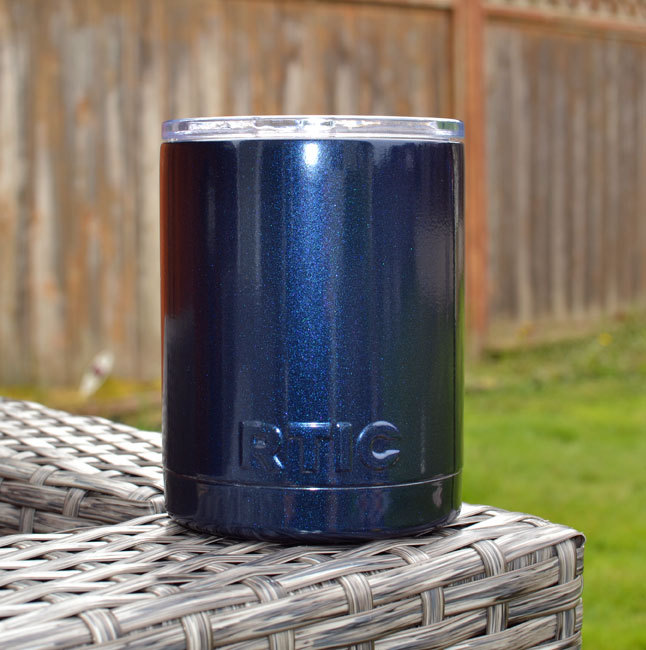 Midnight Navy Blue Metallic Powder Coating Paint – New 1LB