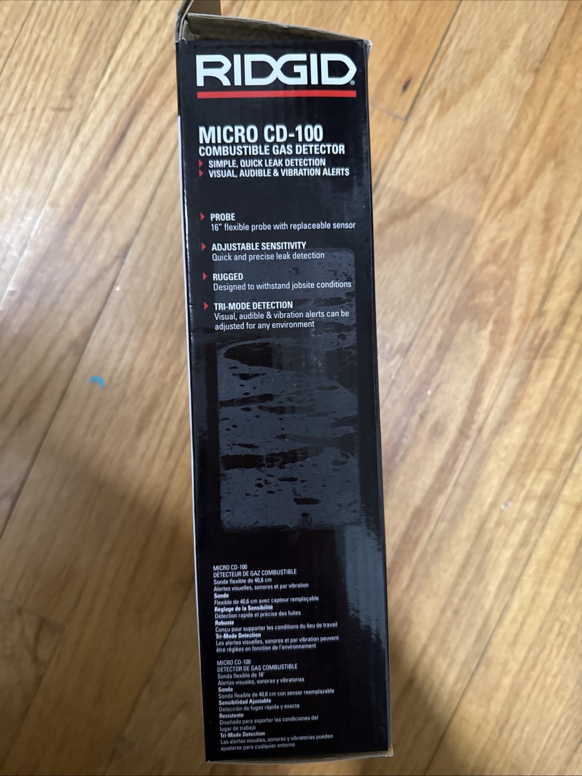RIDGID 36163 Micro CD-100 Combustible Gas Detector – Grey
