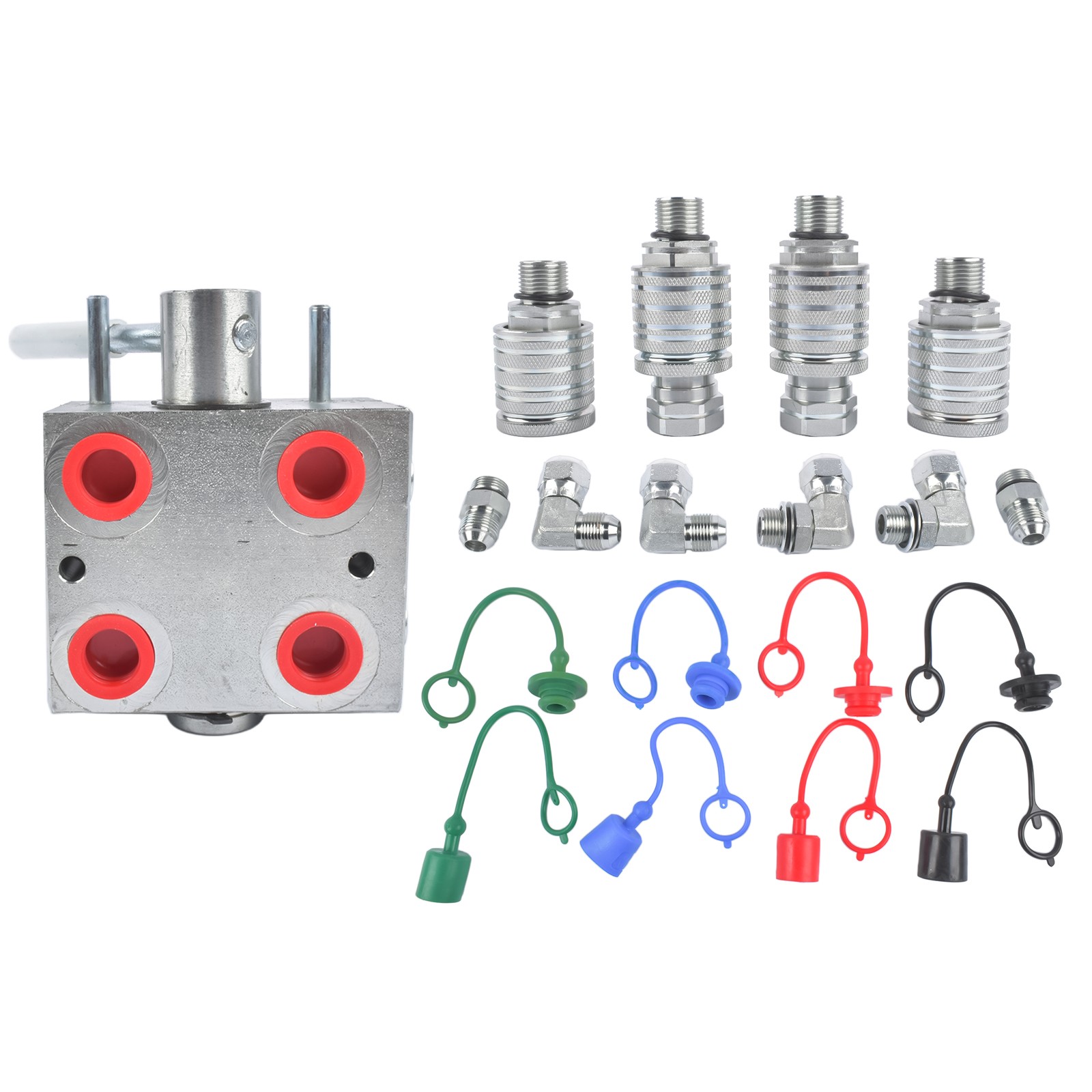 20 GPM Flow, 3000 PSI Max Pressure Manual Hydraulic Multiplier with Couplers