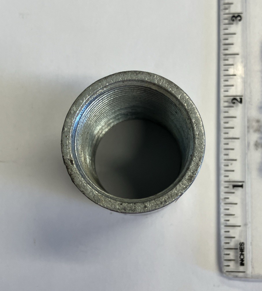 3/4″ GALVANIZED RIGID COUPLING THREADED STEEL CONDUIT / PIPE COUPLING
