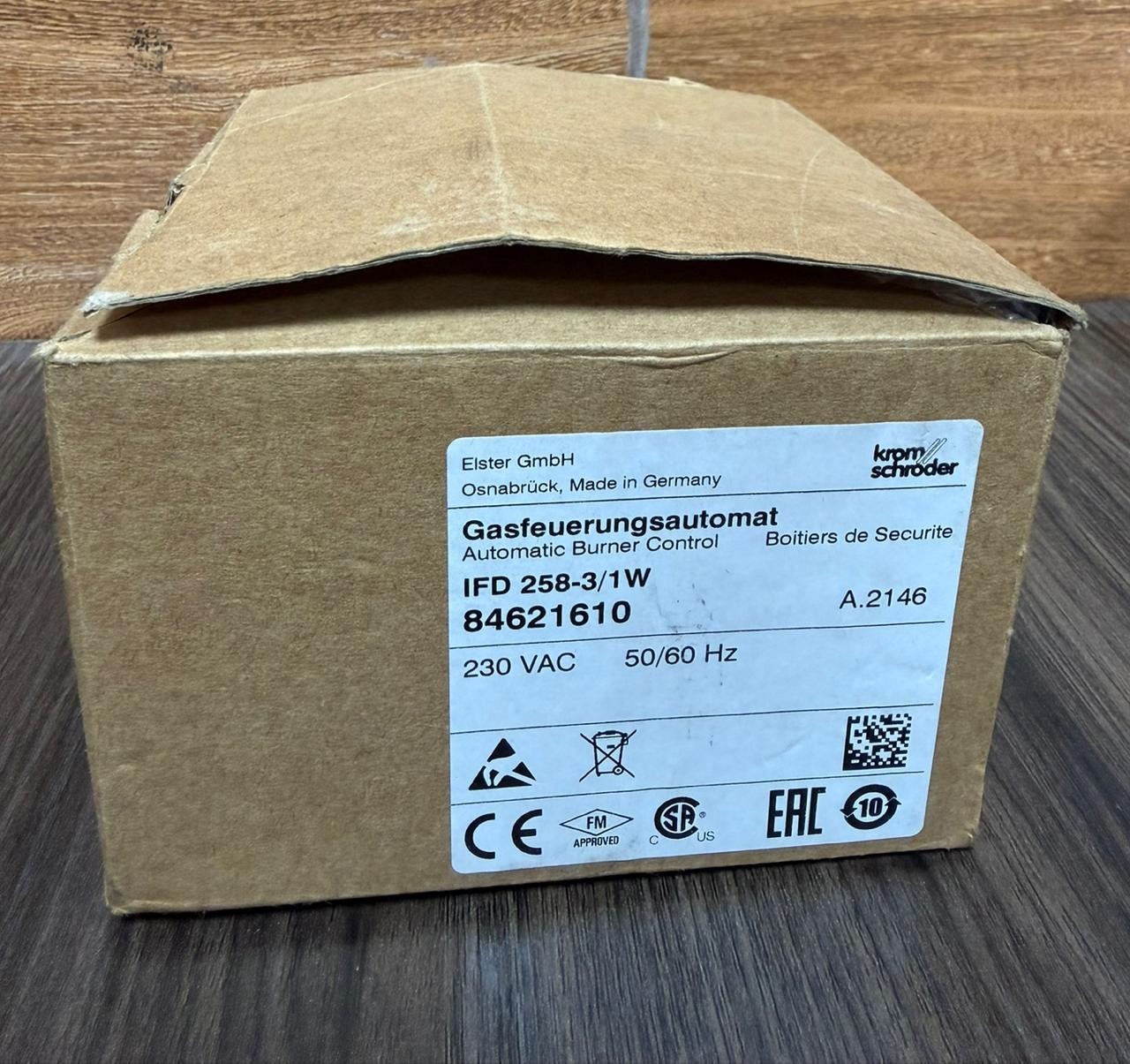 KROM SCHRODER IFD258-3/1W GASFEUERUNGSAUTOMAT AUTOMATIC BURNER CONTROL