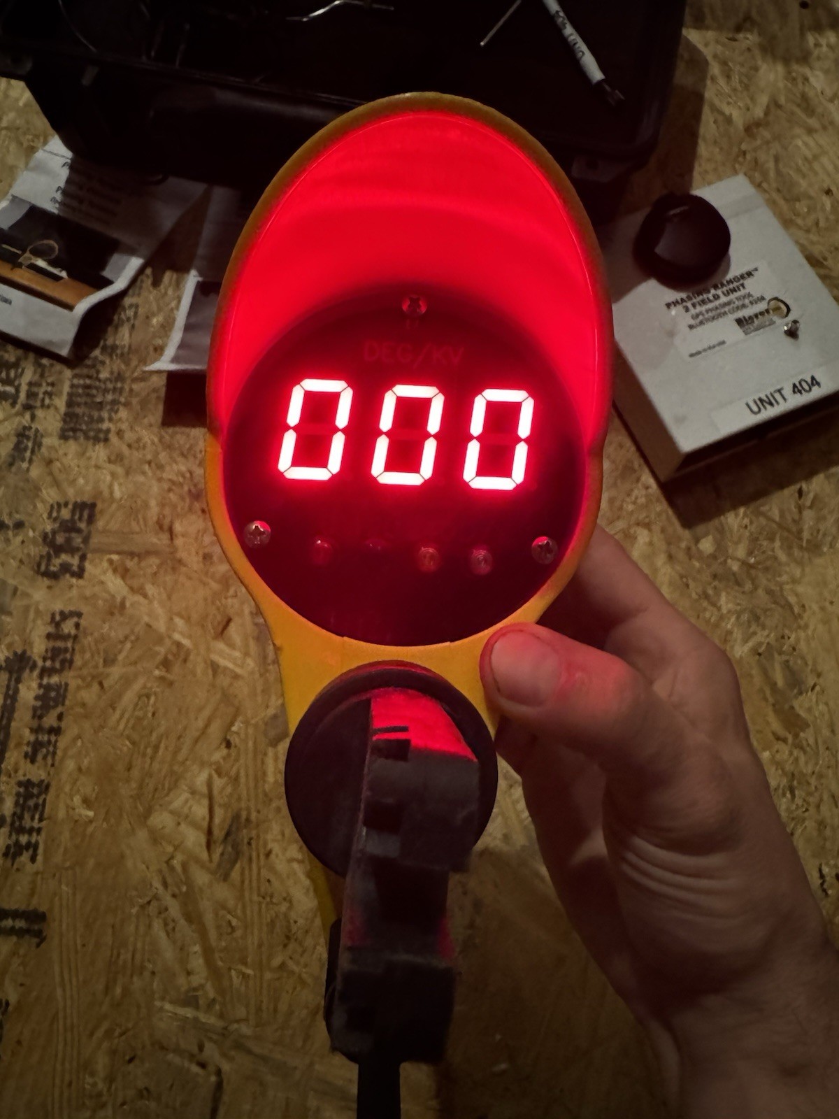 Bierer PD800W Phasing Voltage Meter Tester Phasing Ranger 2 With Black Case #404