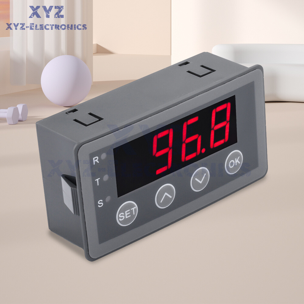 0-10V 0-20mA 2-10V 4-20mA 4-Wire Analog Input (Reception) Display Meter DC 8~25V
