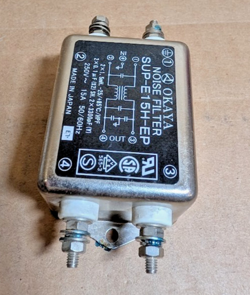 Okaya SUP-E15H-EP Noise Filter SUPE15HEP (New NB)