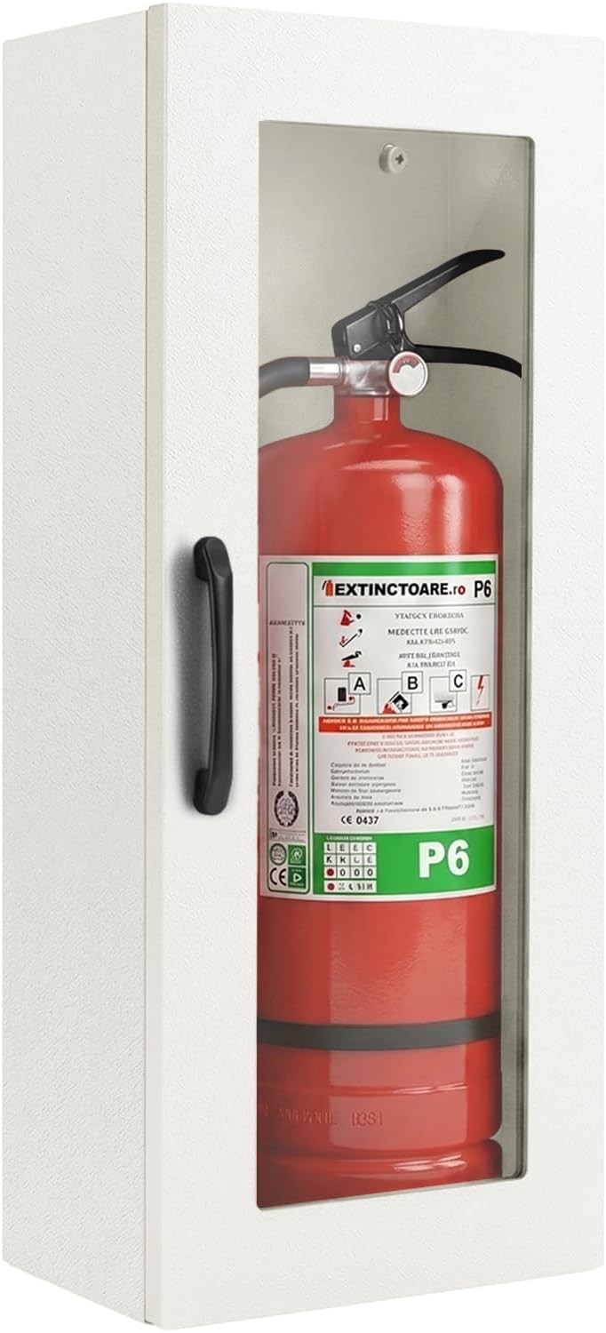 Fire Extinguisher Cabinet Wall,Surface Mount,Acrylic Window,Indoor&Outdoor Use