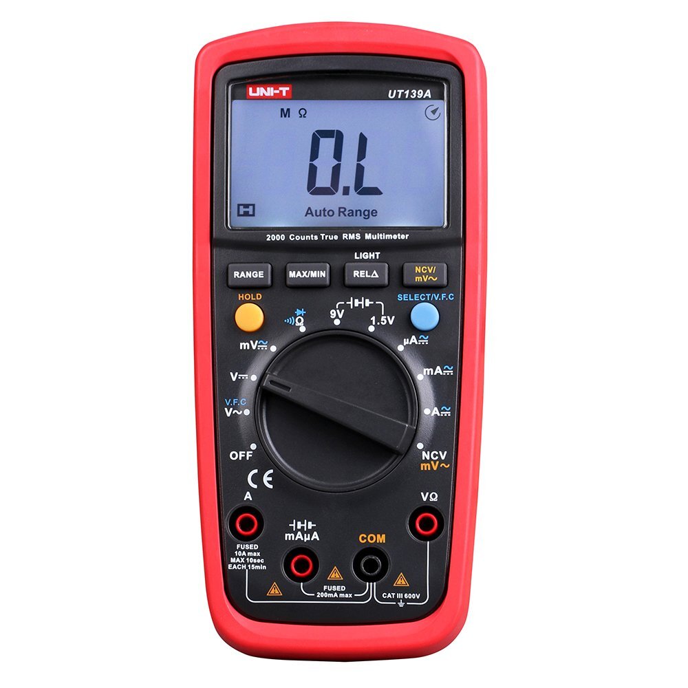 Ut139a Cat Iii 600v True Rms Digital Multimeter With Frequencyncvresistance Volt