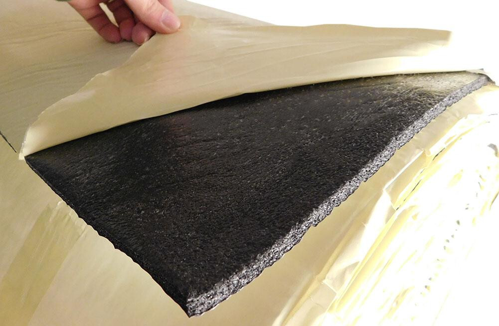 Sound Deadener Car Insulation Automotive Reduce Heat Shield Self-Adhesive 4X25