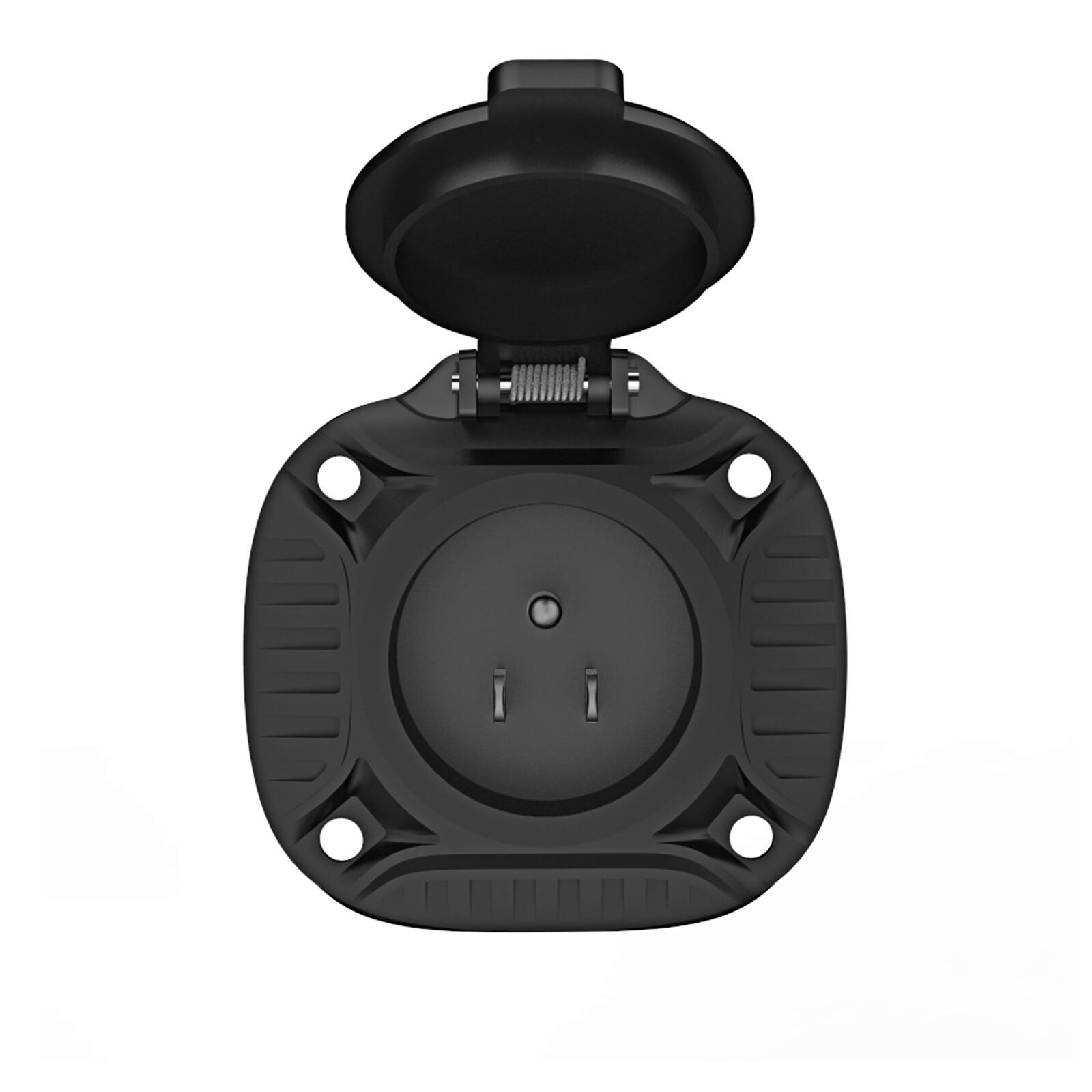 15 Amp 125V AC Power Inlet Port Plug Integrated 20″ Cord For Boat Trucks Trailer