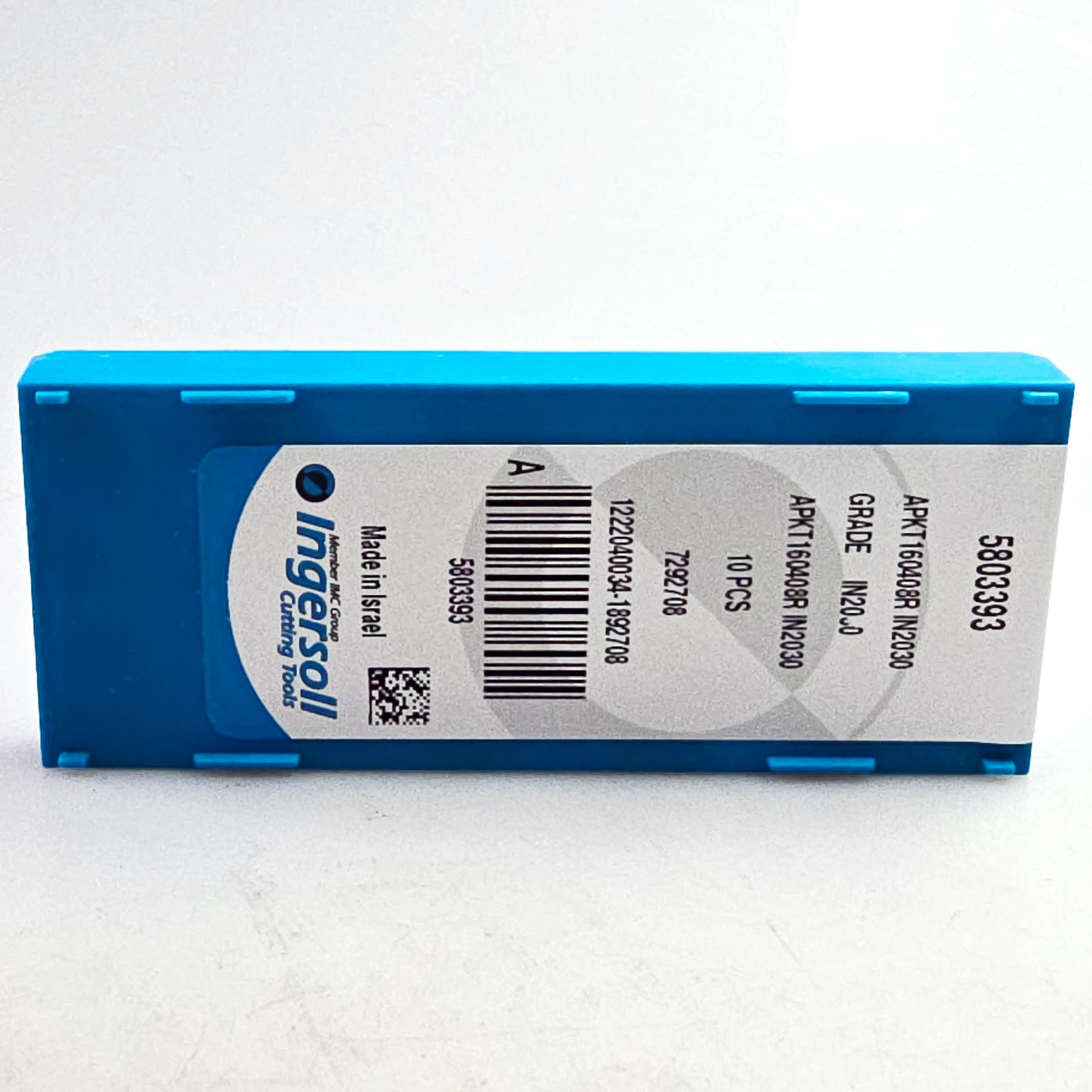 Ingersoll APKT 160408R IN2030 Carbide Milling Inserts (Box of 10)
