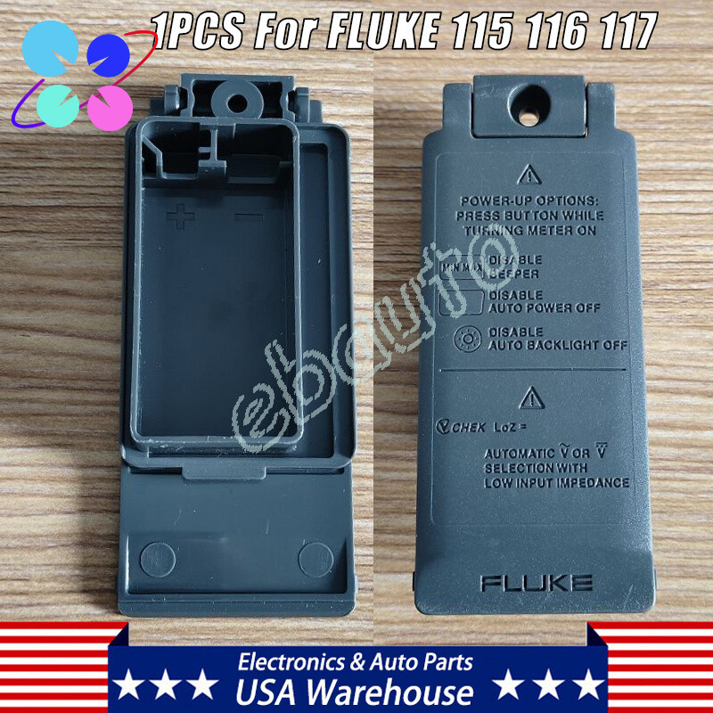 New 1PC Black Battery Cover FOR FLUKE 115 116 117