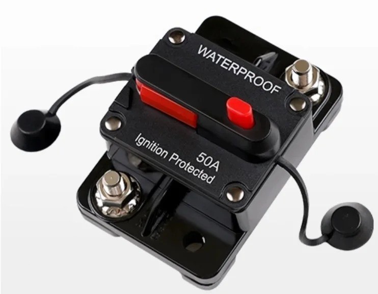 Waterproof Car Circuit Breaker Fuse Reset 30-300 Amp 12V-48V DC Car Boat Auto US