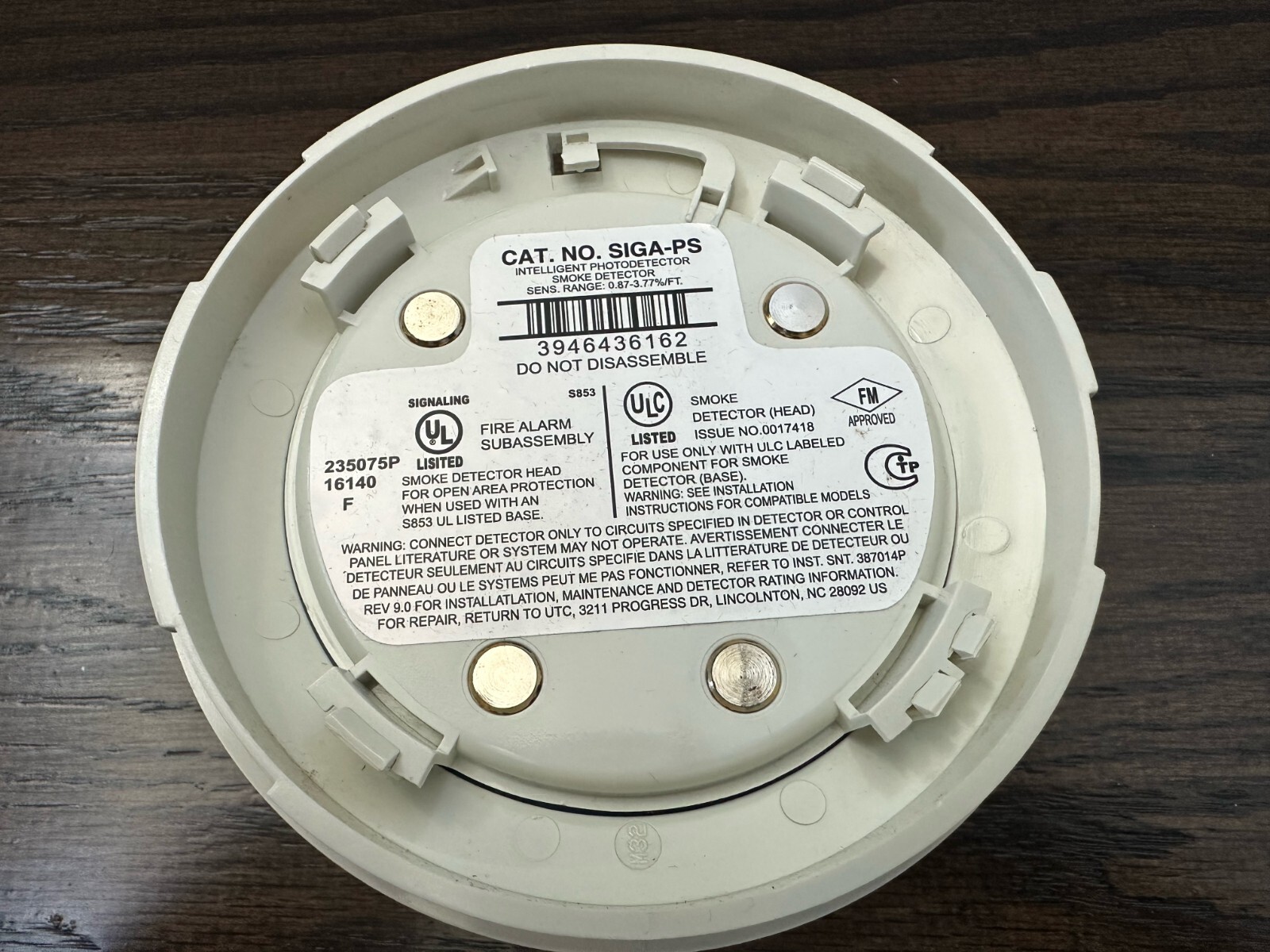 NEW EDWARDS EST SIGA-PS SIGA PS Photoelectric Smoke Detector FREE SHIPPING !!!