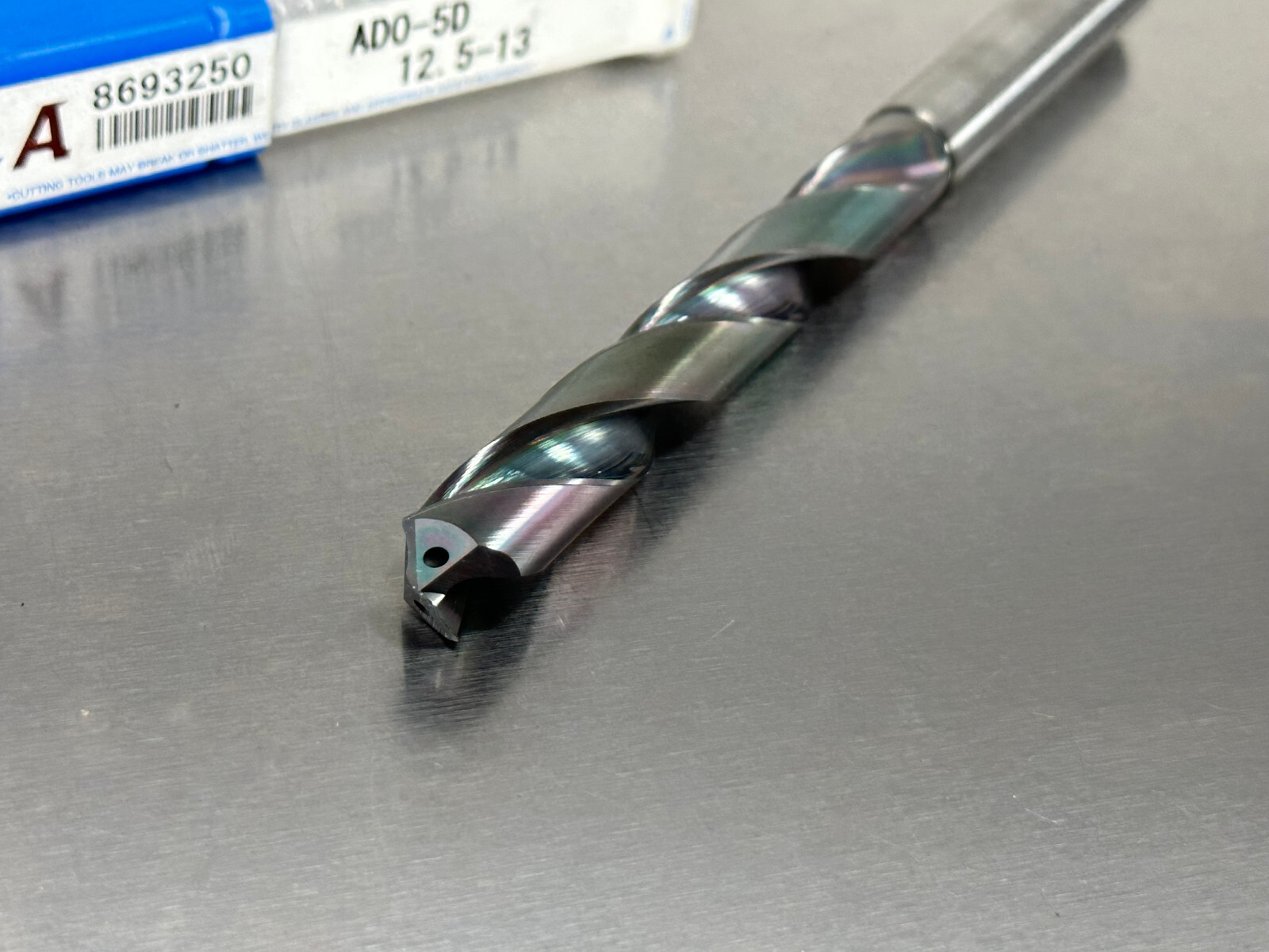 OSG 12.5mm Drill Solid Carbide 5xD Through Coolant Jobber 8693250