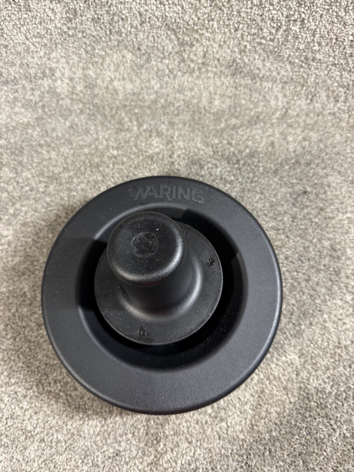 Waring Commercial Cac122 Waffle Bowl Mold Forming Tool With Pusher Black
