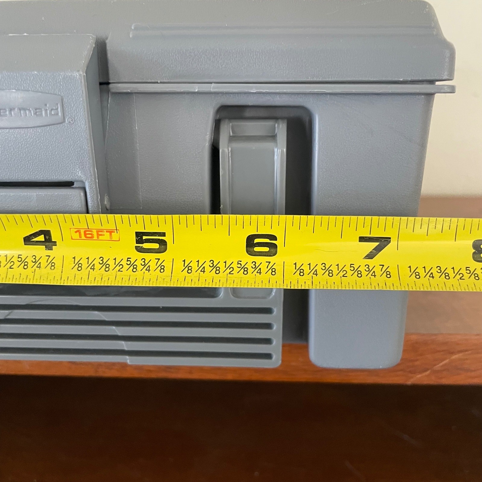 Vintage Rubbermaid File Box Travel Check Cassettes Recipes Media 1980s Storage