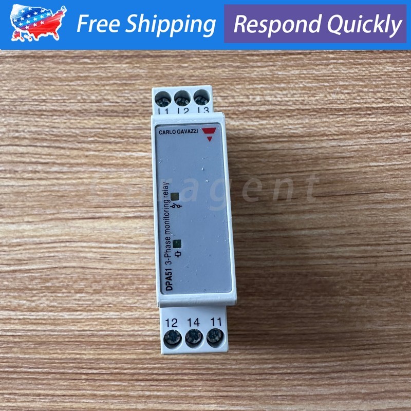 For DPA51CM44 3-Phase Monitoring Relay Phase Sequence Protector 208-480VAC ECO