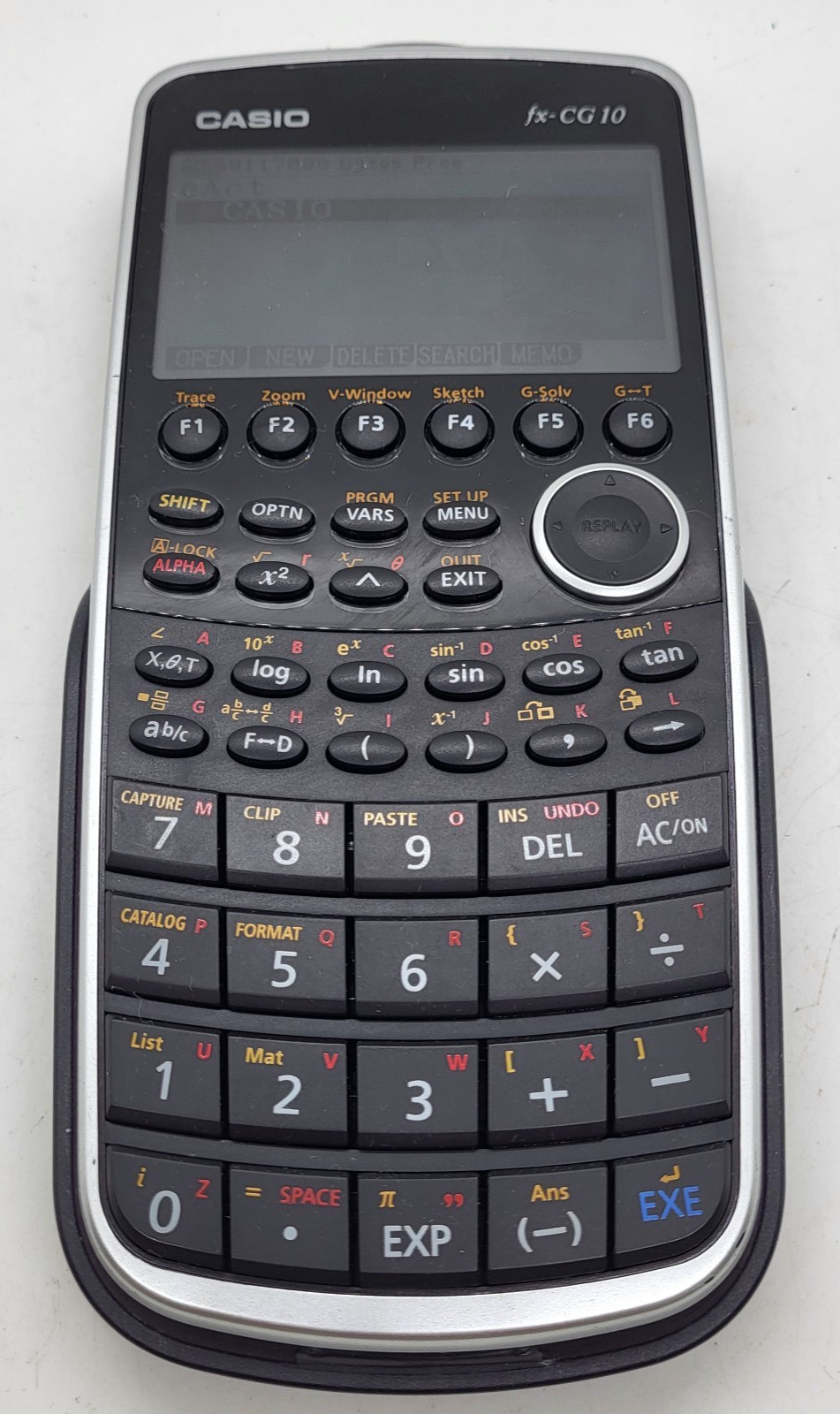 Casio Prizm FX-CG10 Color Graphing Calculator 3D Black w/ Cover Tested Works
