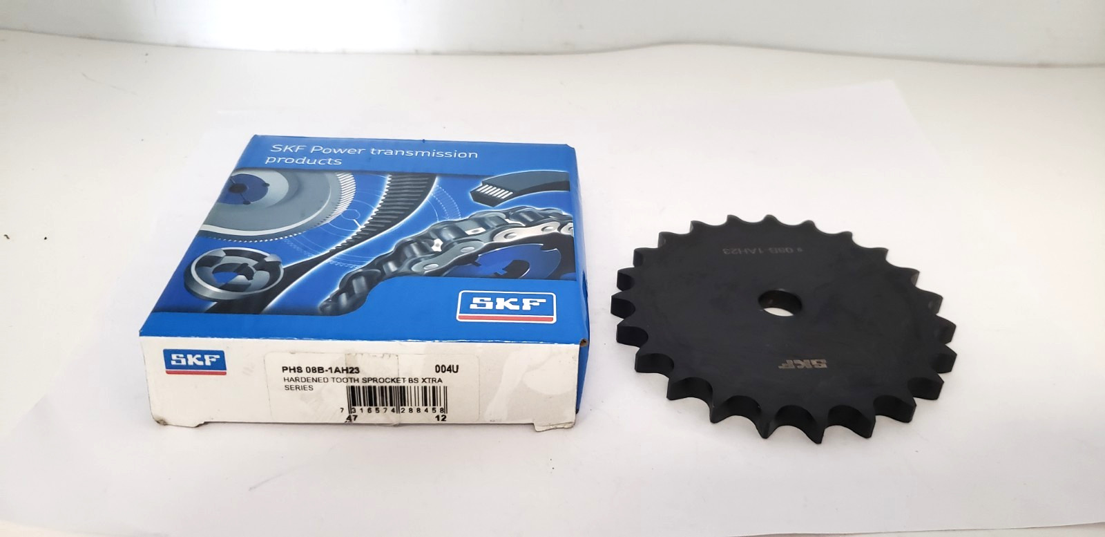 SKF PHS 08B-1AH23 HARDENED TOOTH SPROCKET, BS XTRA SERIES, 12mm BORE, 23T, NIB