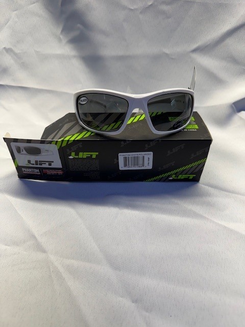 LIFT Safety Phantom Safety Glasses (White Frame/Polarized Lens) EPM-18WP