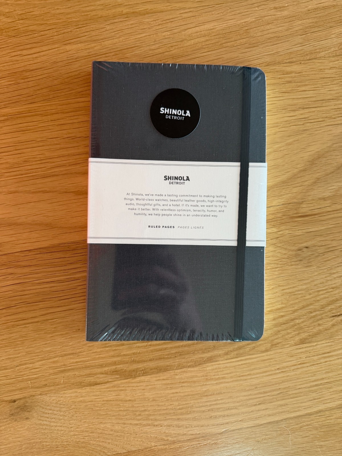 NEW! TWO (2) Shinola Journals, Linen, Ruled, 5.25″ x 8.25″, 192 Pages, Charcoal