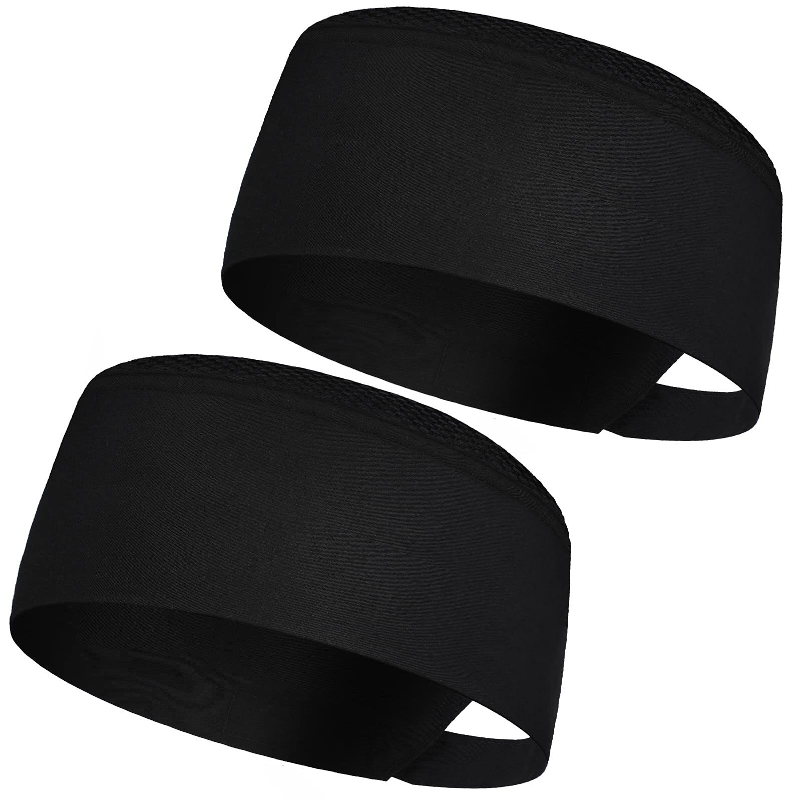 Chef Hats for Men Women Chef Beanie Chef Caps for Men 2 Black