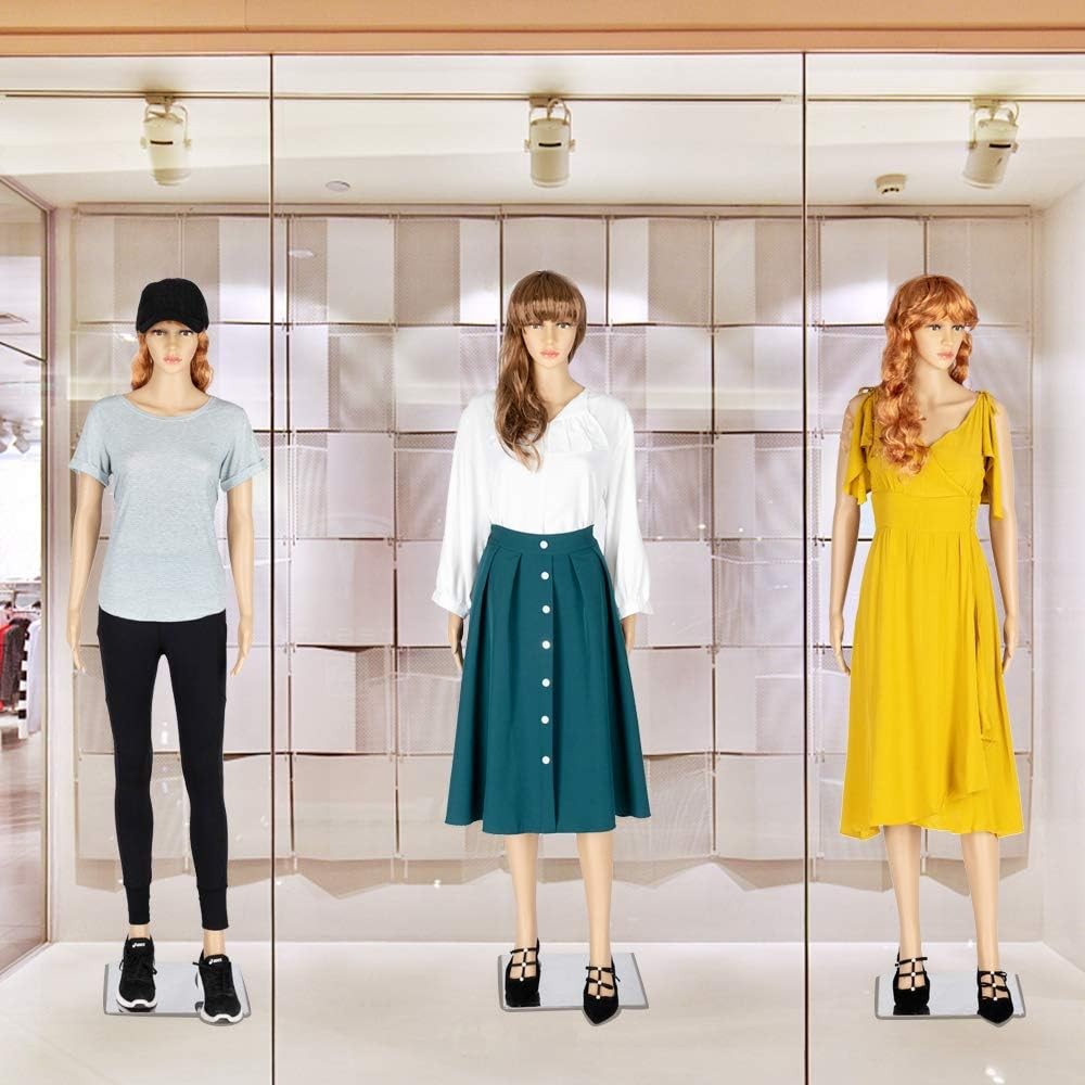 Full Body Female Mannequin Realistic Display Mannequin with 360°Adjustable Head