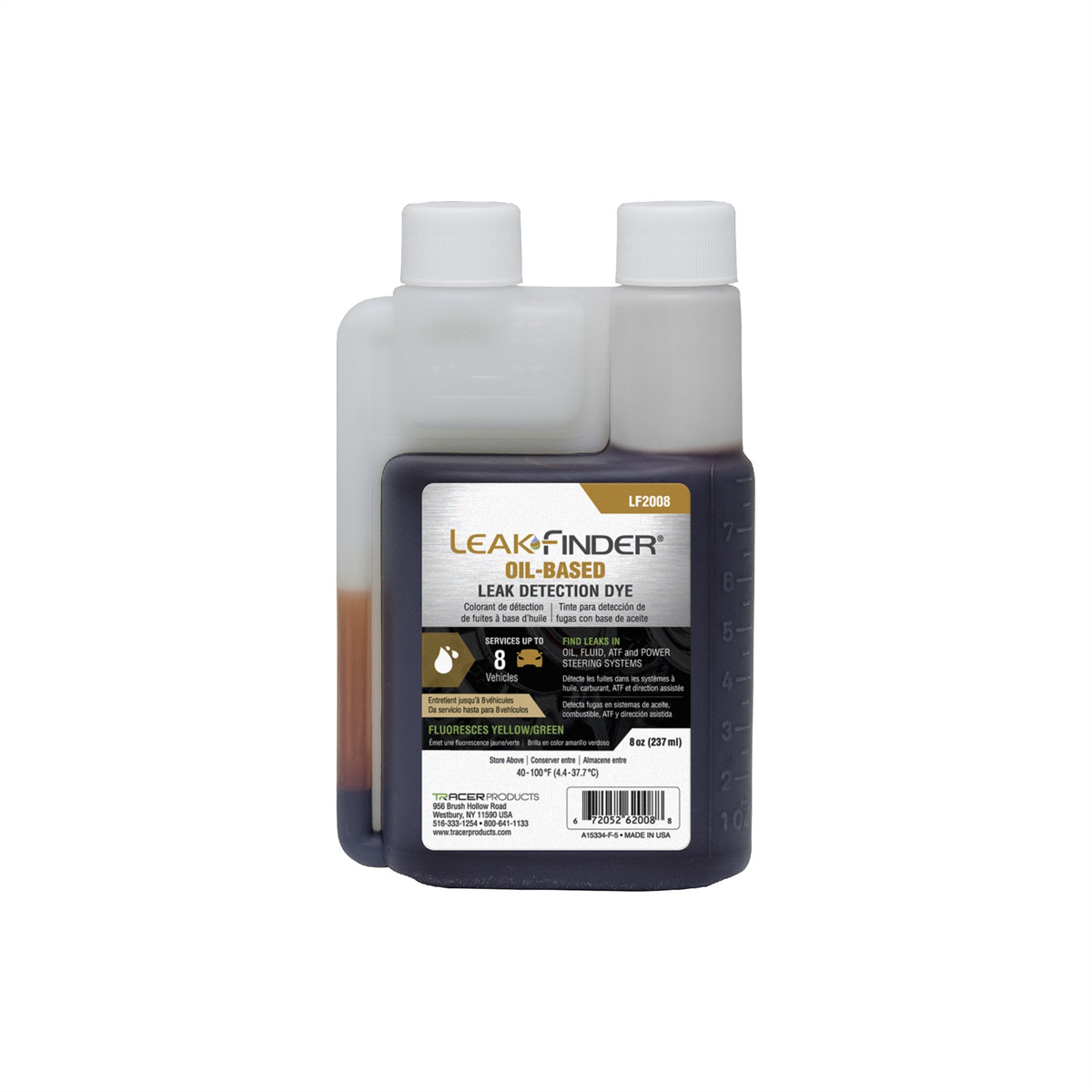 Tracer Products LEAKFINDER 8-OZ BOTTLE, OIL DYE LF2008