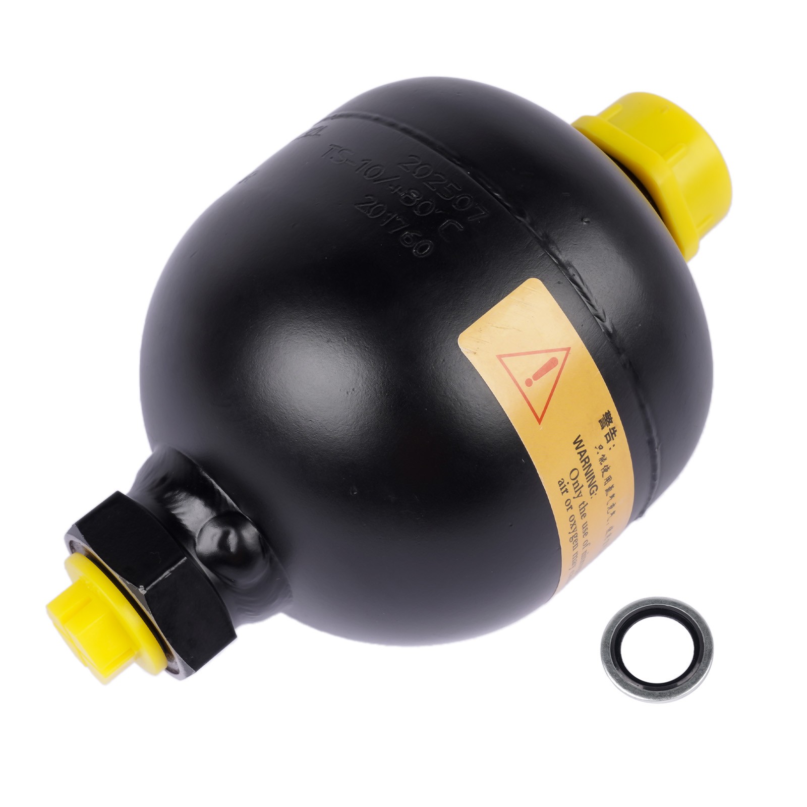 Hydraulic Diaphragm Accumulator 4786PSI,20 cu in (0.32L) ,Thread G1/2 (ISO 228)