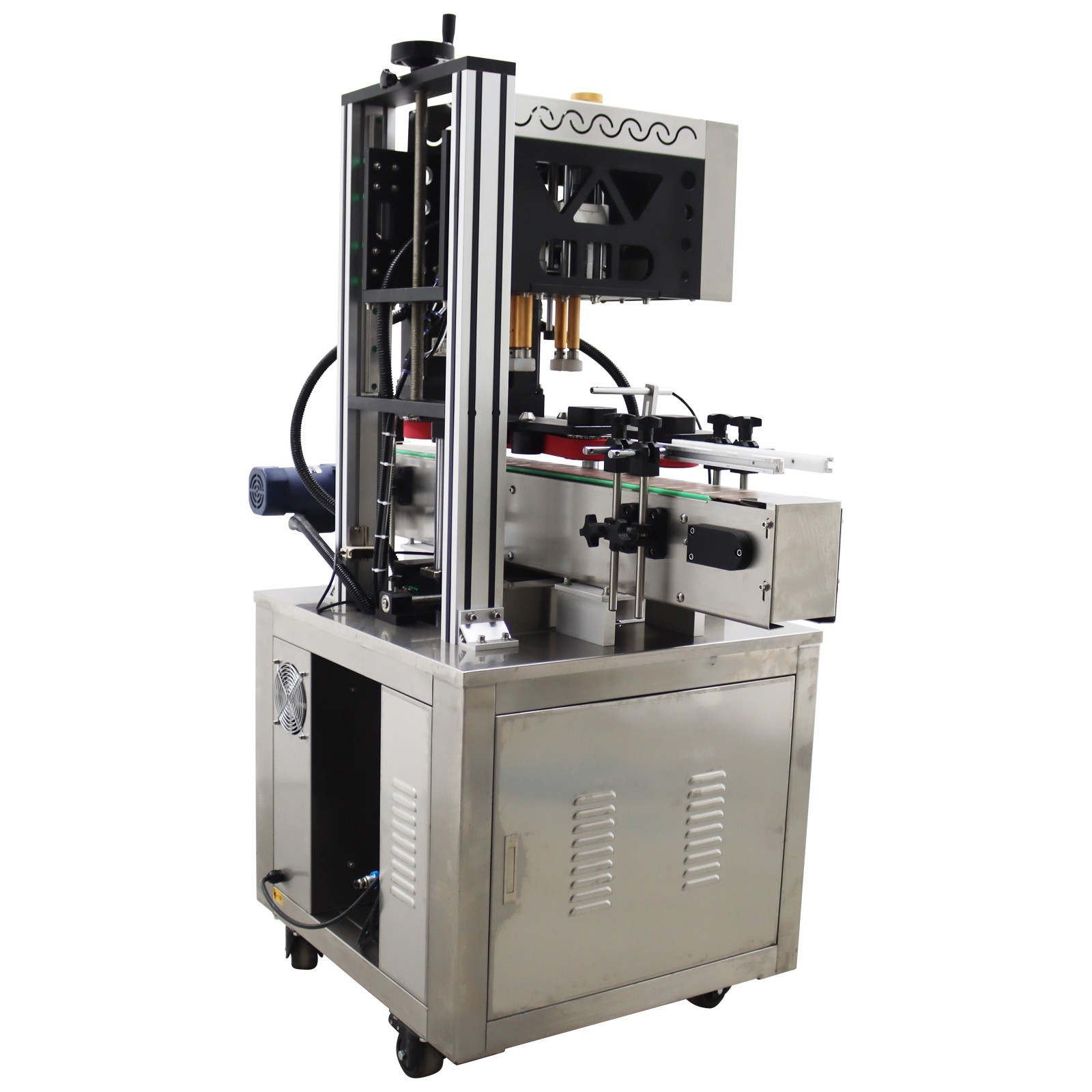 Automatic Conveyor Capping Machine for Assembly Line 0.78-4.72in Bottle Dia.