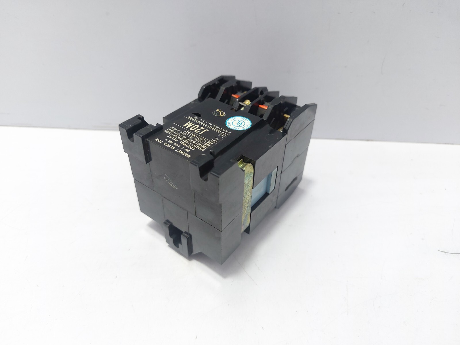 Gould J20B20 2 Pole Contact Block 10 Amps Max Continuous Volts AC.MAX. 300