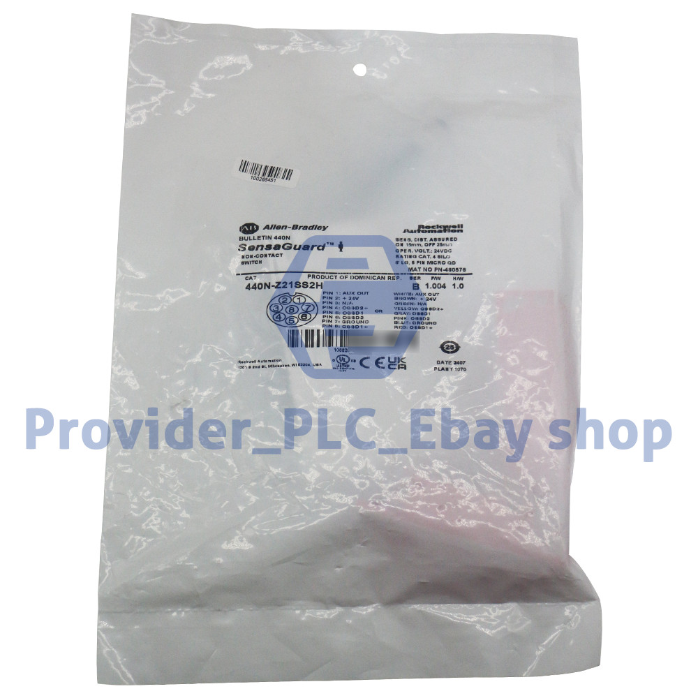 New Brand Allen-Bradley 440N-Z21SS2H Rectangular Plastic Sensor 440NZ21SS2H