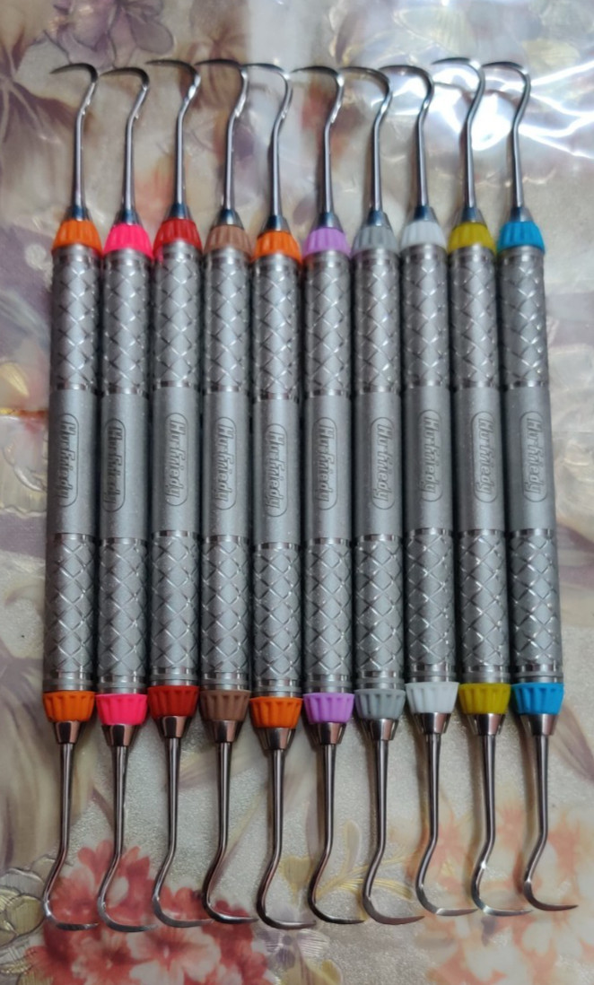 Hu-Friedy SH6/79E2 H6/H7 EverEdge 2.0 Double End Hygenist Sickle Scaler 10 piece