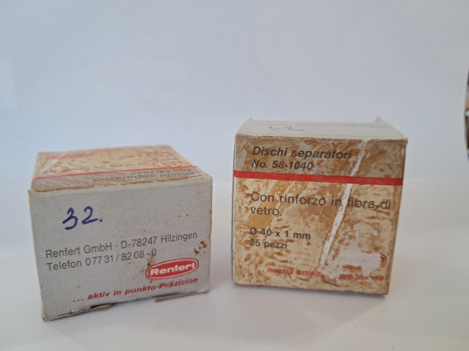 Renfert 58-1040 Dental Separating Discs 40x1mm Fiber-Reinforced – 64pc + BONUS