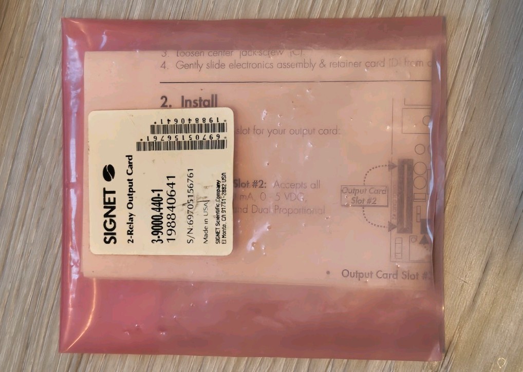 +GF+ SIGNET, CONDUCTIVITY/RESISTIVITY CONTROLLER MODLE# 3-9050CR-1