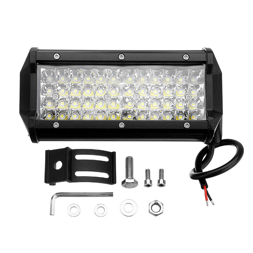 4x 7″inch LED Work Light Bar Flood Spot Offroad Fog Lamp For 4WD ATV SUV Truck