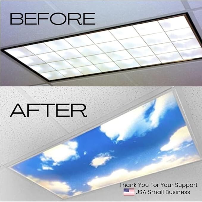 ShadeMAGIC Fluorescent Light Covers Light Filter Package Of 4 New Open Box