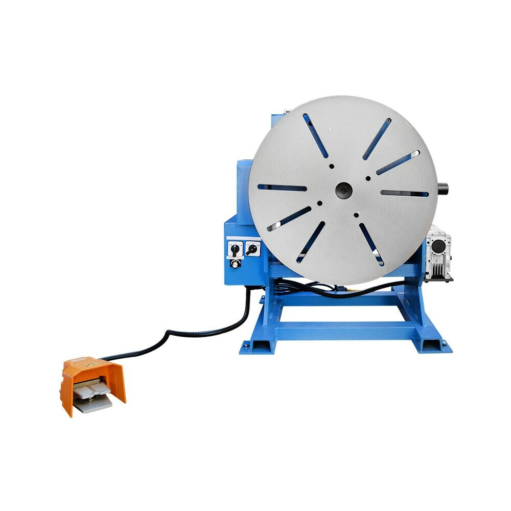 550-1100LBS Welding Positioner Turn Rotary Table Tilt 0-45-90 Degree 110V