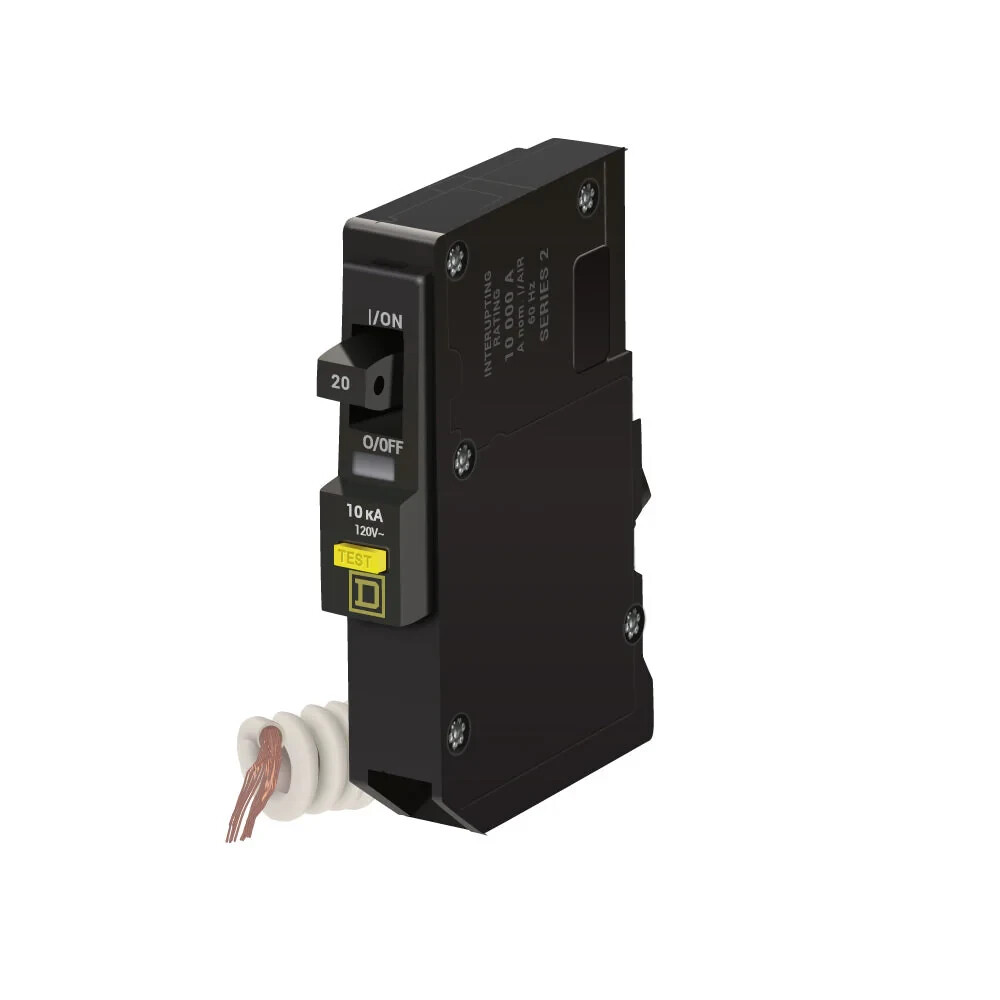 Square D 120V 20A Single-Pole Circuit Breaker
