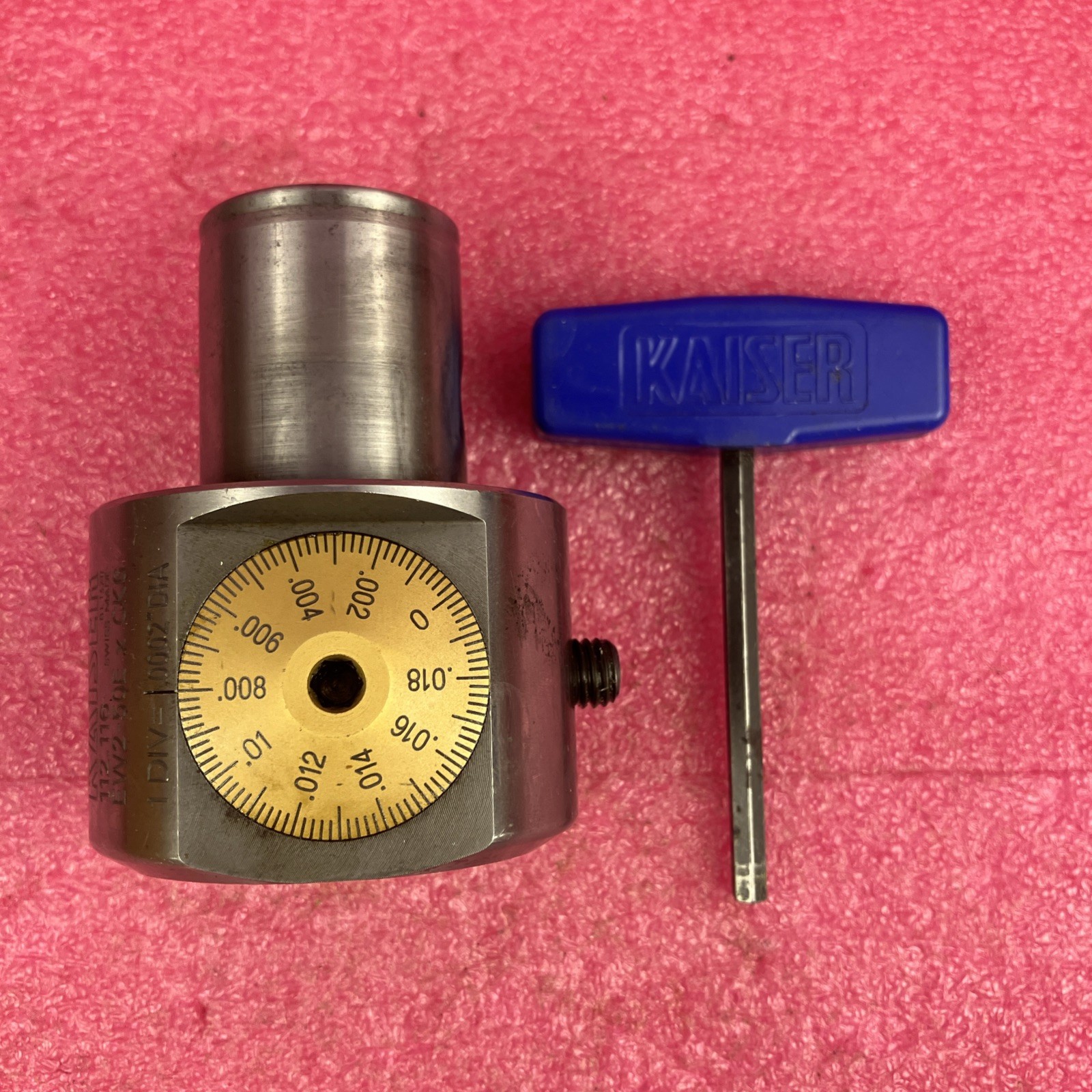 Kaiser 112.116 EW2-50E x CK6 Boring Head 5/8” Bar Capacity, 1 Div=.0002”Dia