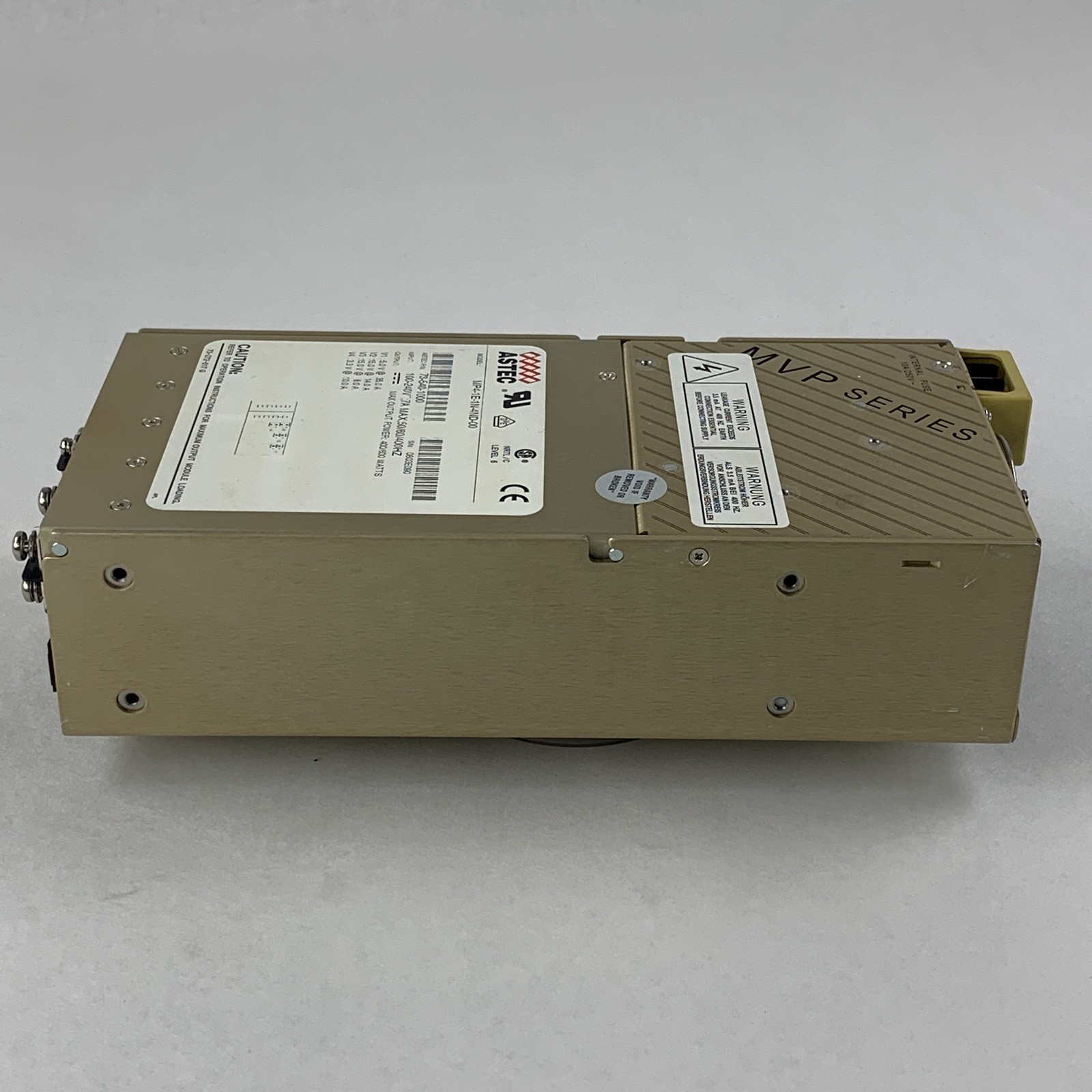 ASTEC 1E-1N-4ND-00 Industrial 600W Power Supply MVP Series 73-540-1000 Powers On