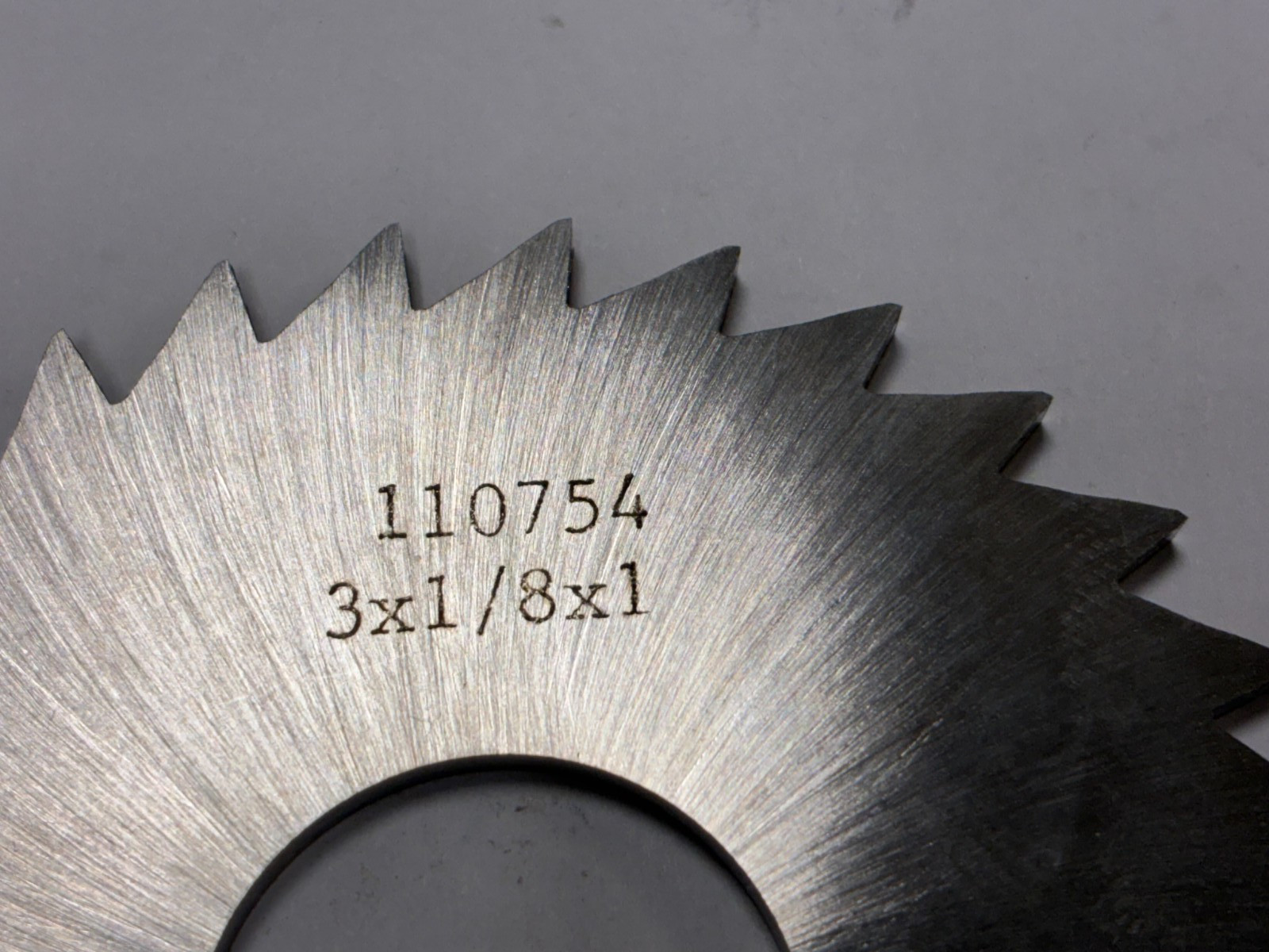 MSC Value Collection, Slitting Saw Blade, 3″ x 1/8″ x 1″, 30 Teeth, HSS, USA
