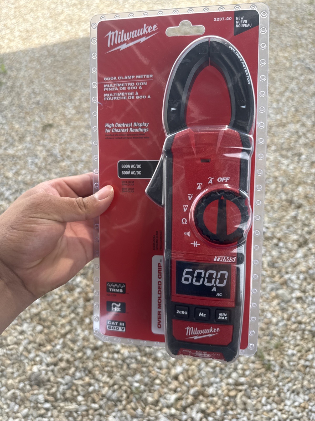 milwaukee 600a clamp meter for hvac/r 2237- 20