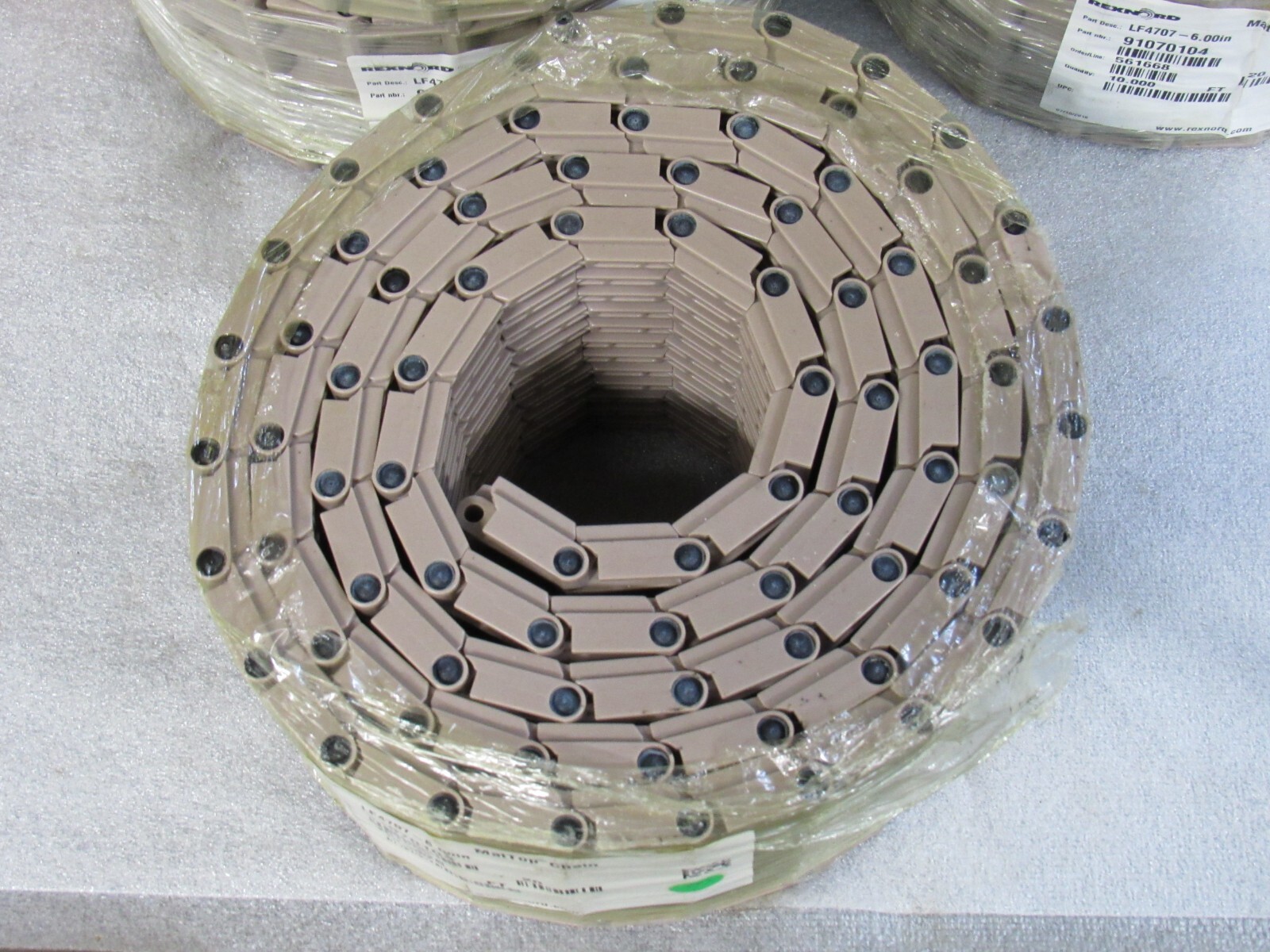 NEW REXNORD MAT TOP CHAIN LF4707-6.00IN 91070104 6″W 10FT
