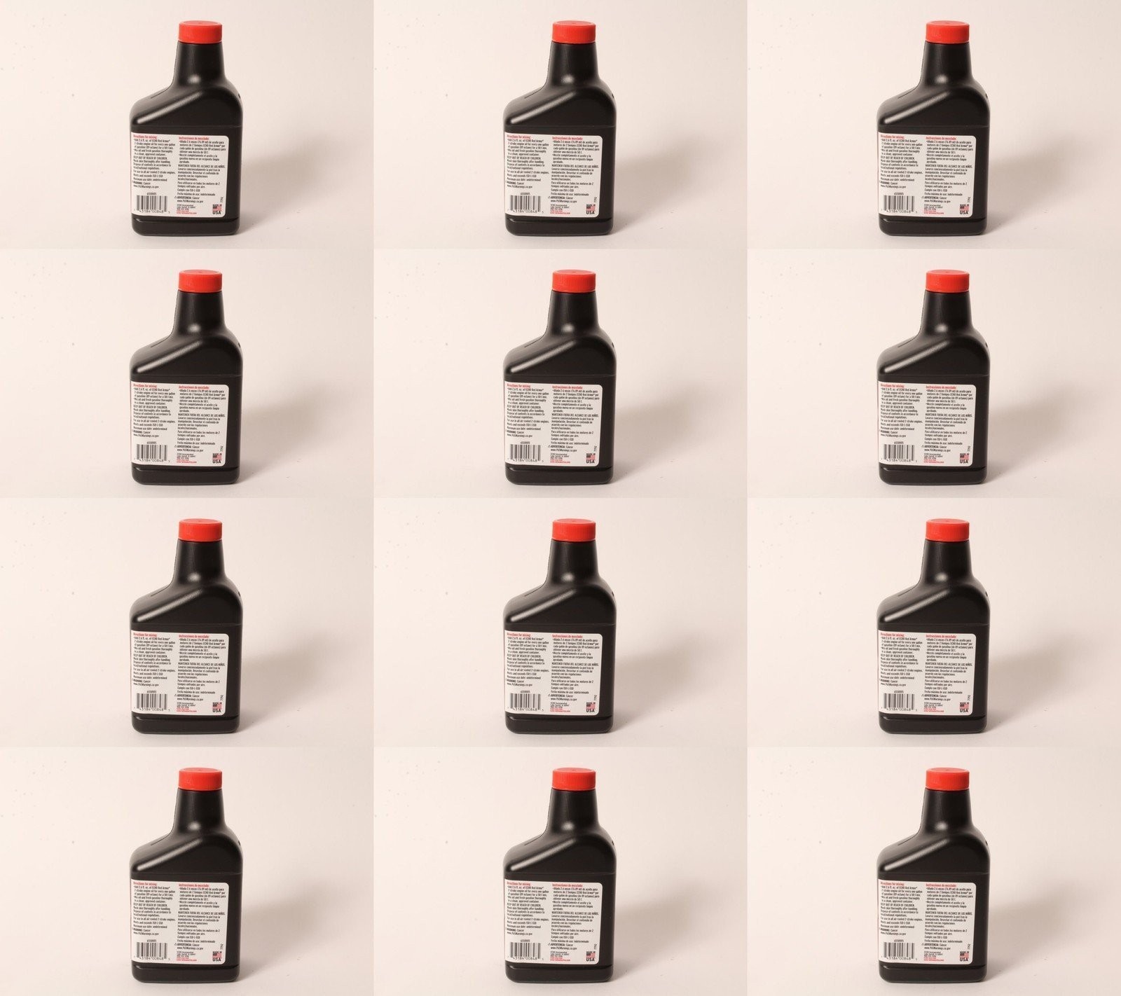 12 PK Echo 6550005 Red Armor 12.8 oz 2-Cycle Oil Blend Mix for 5 Gallons 50:1