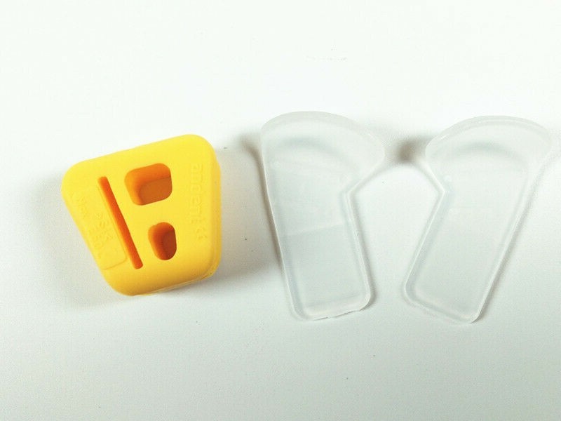 Dental Silicone Mouth Prop Latex Bite Block with Tongue Guard Mouth Prop S/M/L