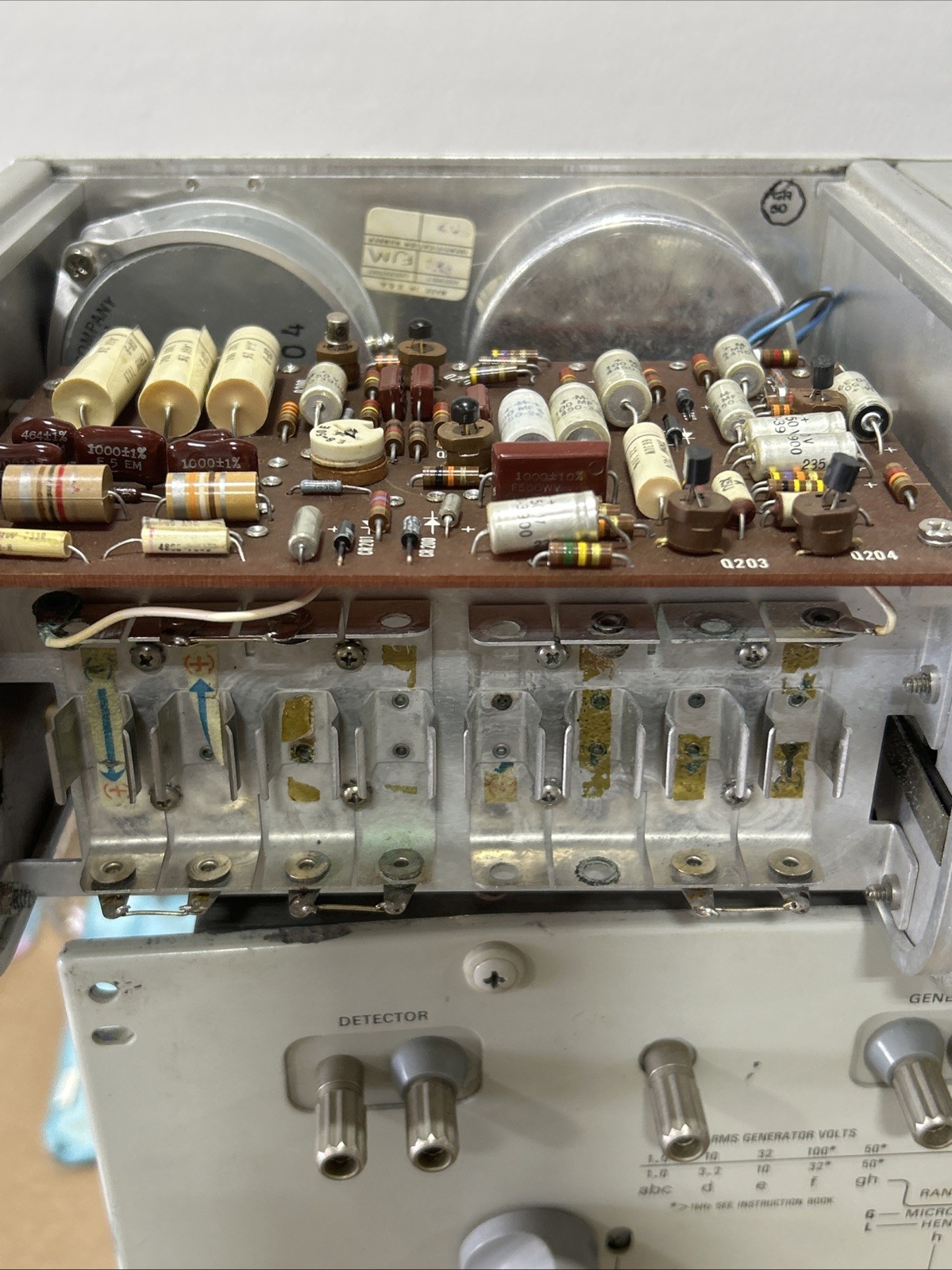 GenRad 1632-A Inductance Bridge + 1311-A Audio Oscillator + 1232-A Null Det.