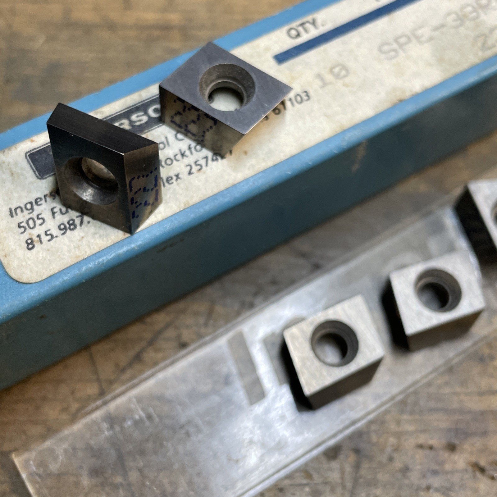 Ingersoll SPE 33R01 Grade 227 Carbide Milling Inserts (box of 7 inserts)